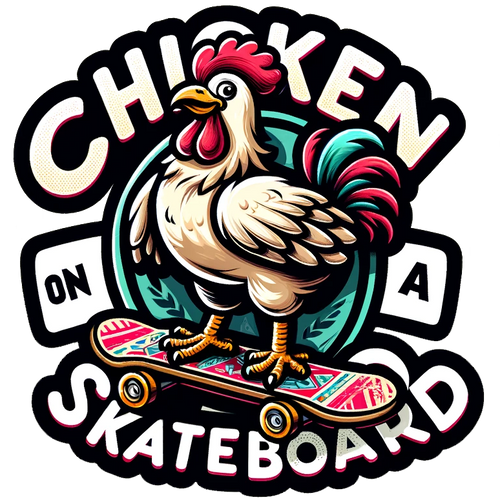 Chicken On A Skateboard